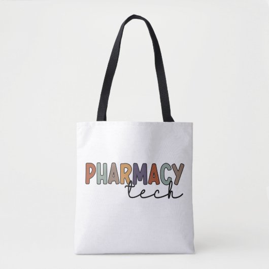 Pharmacy Tech Retro Pharmacy Technique Tasche (Vorderseite)