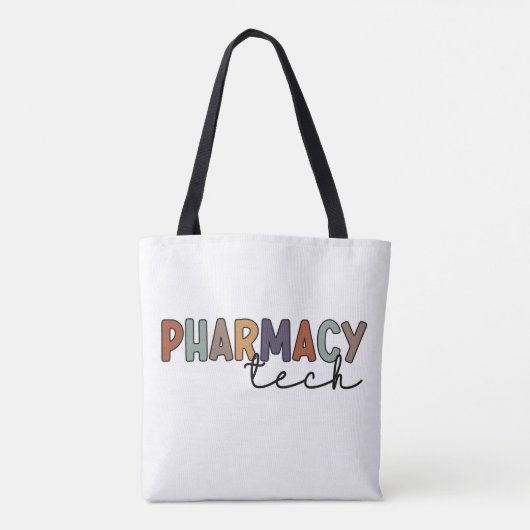 Pharmacy Tech Retro Pharmacy Technique Tasche (Rückseite)