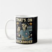Pharmacy Tech Skeleton That’s On Backorder Hallowe Kaffeetasse (Links)