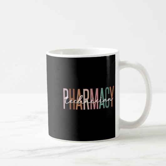 Pharmacy Technician Certified Pharm Tech Pharmacis Kaffeetasse (Rechts)