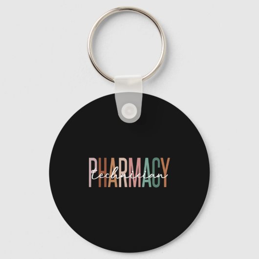 Pharmacy Technician Certified Pharm Tech Pharmacis Schlüsselanhänger (Vorderseite)