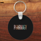 Pharmacy Technician Certified Pharm Tech Pharmacis Schlüsselanhänger (Vorderseite)