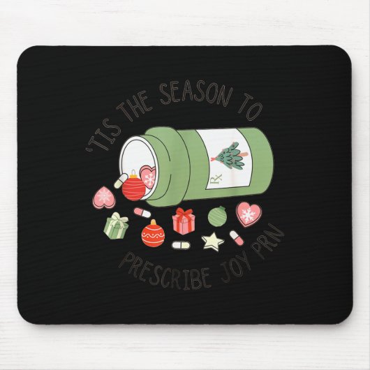 Pharmacy Technician Christmas Pharmacy Graduation Mousepad (Vorne)