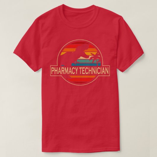 Pharmacy Technician Dinosaurier T-Shirt (Design vorne)