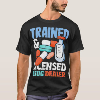 Pharmacy Technician Fortbildung Lizenzierter Händl T-Shirt