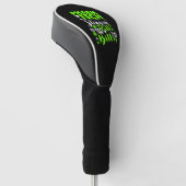 Pharmacy Technician Funny Shirt Golf Headcover (angewinkelt)