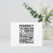 Pharmacy Technician Quote Medicine Pharmacists Postkarte (Stehend Vorderseite)