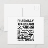 Pharmacy Technician Quote Medicine Pharmacists Postkarte (Vorne/Hinten)