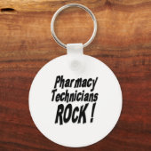 Pharmacy Technicians Rock! Schlüsselanhänger (Vorderseite)