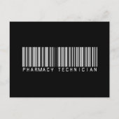 Pharmacy Technique Bar Code Postkarte (Vorderseite)