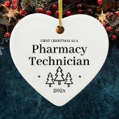 Pharmacy Technique - Erster Weihnachtsmann Keramik Ornament