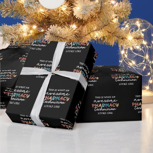 Pharmacy Technique Phantastisch Pharmacy Tech Funn Geschenkpapier (Feiertage)