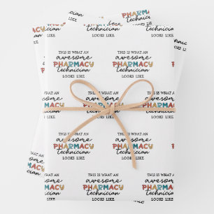 Pharmacy Technique Phantastisch Pharmacy Tech Funn Geschenkpapier Set