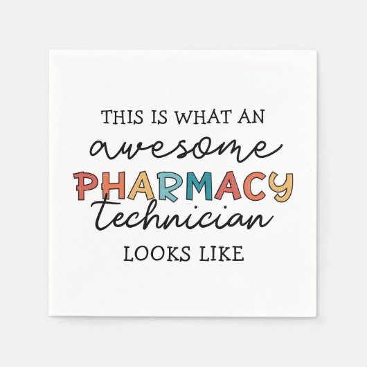 Pharmacy Technique Phantastisch Pharmacy Tech Funn Serviette (Vorderseite)