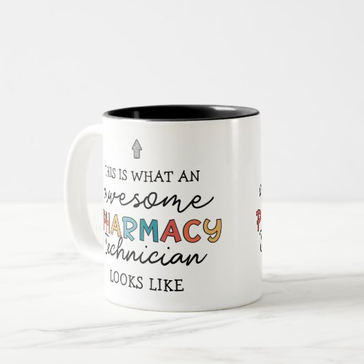 Pharmacy Technique Phantastisch Pharmacy Tech Funn Zweifarbige Tasse (Vorderseite Links)