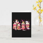 Pharmacy Valentine Coffee Valentine's Day Karte (Gelbe Blume)