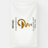 Pharmacy White Coat Zeremonie Herzlichen Glückwuns Banner (Vertikal)