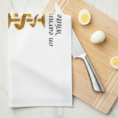 Pharmacy White Coat Zeremonie Herzlichen Glückwuns Geschirrtuch (Viertel Falte)