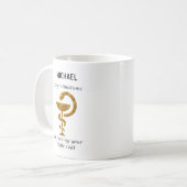 Pharmacy White Coat Zeremonie Herzlichen Glückwuns Kaffeetasse (Vorderseite Links)