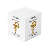 Pharmacy White Coat Zeremonie Herzlichen Glückwuns Würfel (Vorderseite Schrägansicht)