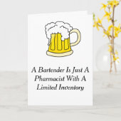 Pharmakokinetik Day Funny Grußkarte Karte (Gelbe Blume)