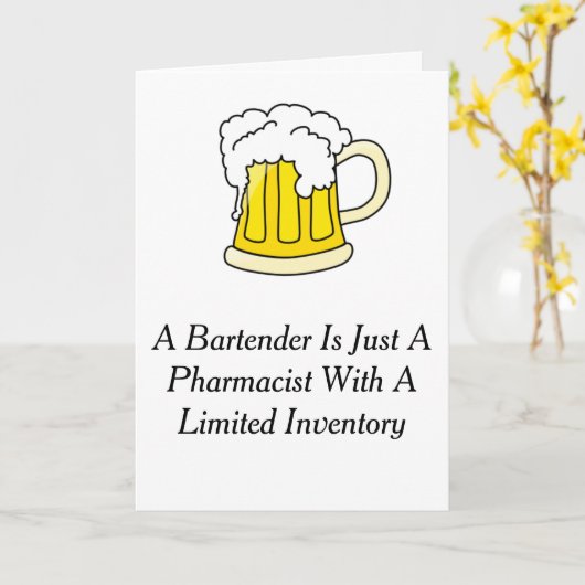 Pharmakokinetik Day Funny Grußkarte Karte (Gelbe Blume)