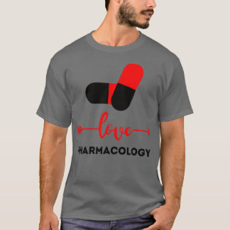 Pharmakokinetik Lover Black and Red Legal Drug Dea T-Shirt