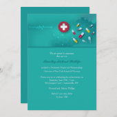 Pharmakologie Abschluss Einladung (Vorne/Hinten)