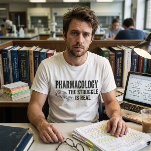 Pharmakologie Der Kampf Ist Echt Lustig Apotheke T-Shirt
