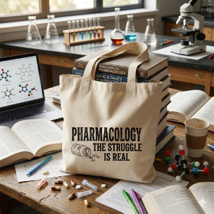 Pharmakologie Der Kampf ist echt Lustige Apotheke Tragetasche