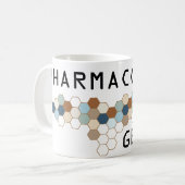 Pharmakologie-Genie Kaffeetasse (Vorderseite Links)