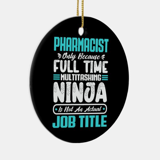 Pharmakovigilanz Keramik Ornament (Rechts)