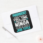 Pharmakovigilanz Quadratischer Aufkleber (Umschlag)