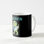 Pharmasaurus Pharmacy Technician PharmD Kaffeetasse (VorderseiteRechts)