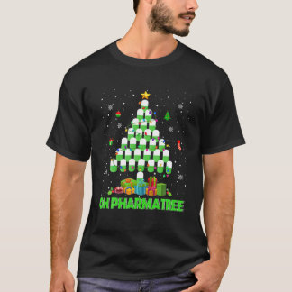 Pharmatree Christmas Tree Pharmacy Mediation P T-Shirt
