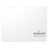 PHARMAZEUTIN NOTIZBLOCK (Vorderseite)