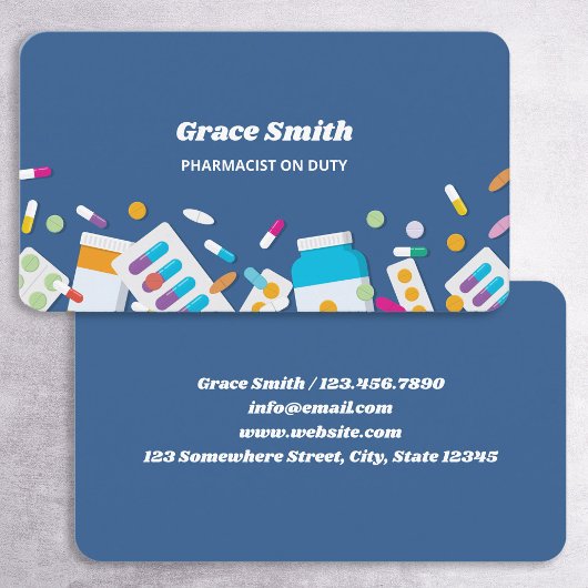 Pharmazeutisch Visitenkarte