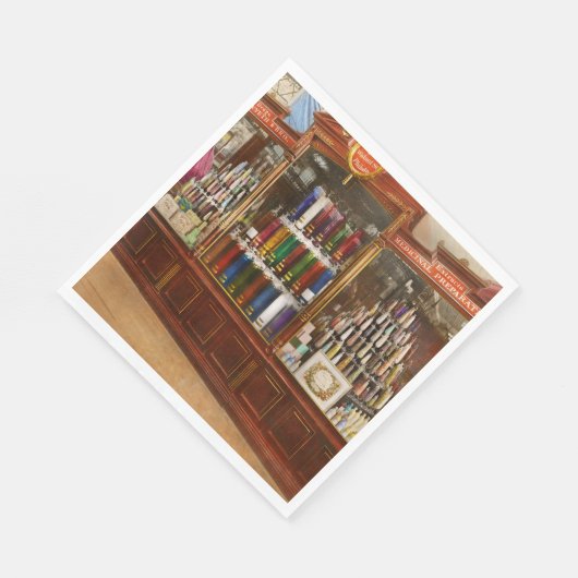 Pharmazeutische Eleganz 1876 Serviette (Ecke)