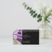 Pharmazeutische Lösungs-Visitenkarte Visitenkarte (Stehend Vorderseite)
