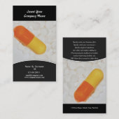 Pharmazeutische Tabletten Ärztin Visitenkarte (Vorne/Hinten)