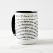 Pharmazeutische Tasse (Vorderseite Links)