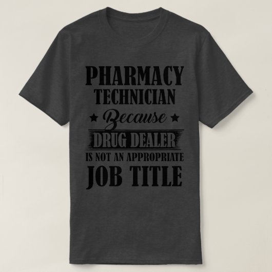 PHARMAZEUTISCHE TECHNIK wegen Drogenhändler T-Shirt (Design vorne)