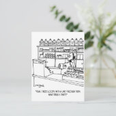 Pharmazeutischer Cartoon 3109 Postkarte (Stehend Vorderseite)