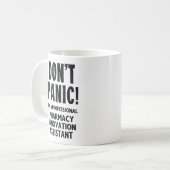 Pharmazeutischer Innovationsassistent Kaffeetasse (Vorderseite Links)