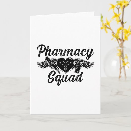 Pharmazeutischer Techniker Medicine Tech Pharmacy  Karte (Gelbe Blume)