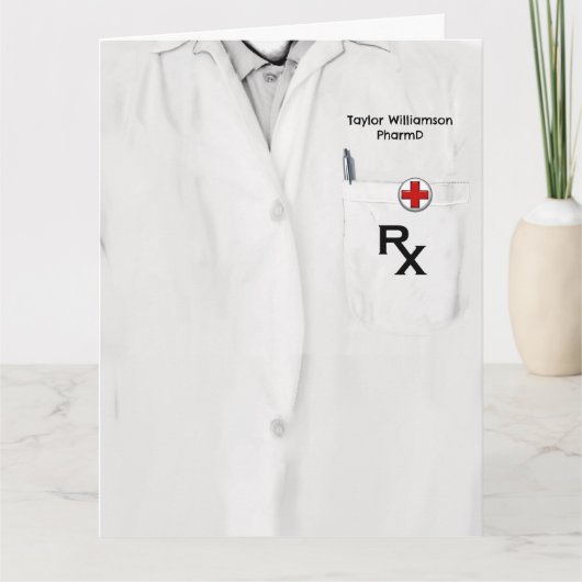 Pharmazeutischer Unternehmer Abschluss Karte (Vorderseite)