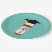 Pharmazeutischer Unternehmer Abschluss Pappteller (Schrägansicht)