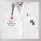 Pharmazeutischer Unternehmer Abschluss Poster (Vorne)