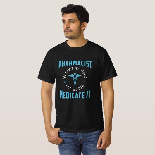 Pharmazeutischer Unternehmer Arzneimittel IT Tech T-Shirt (Vorne ganz)