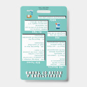 Pharmazeutischer Unternehmer - Berechnungen/Regeln Ausweis (Rückseite)